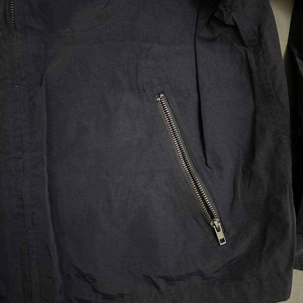 Men's Water Resistant Black Jacket St John's Bay XL Navy - Picture 3 of 6